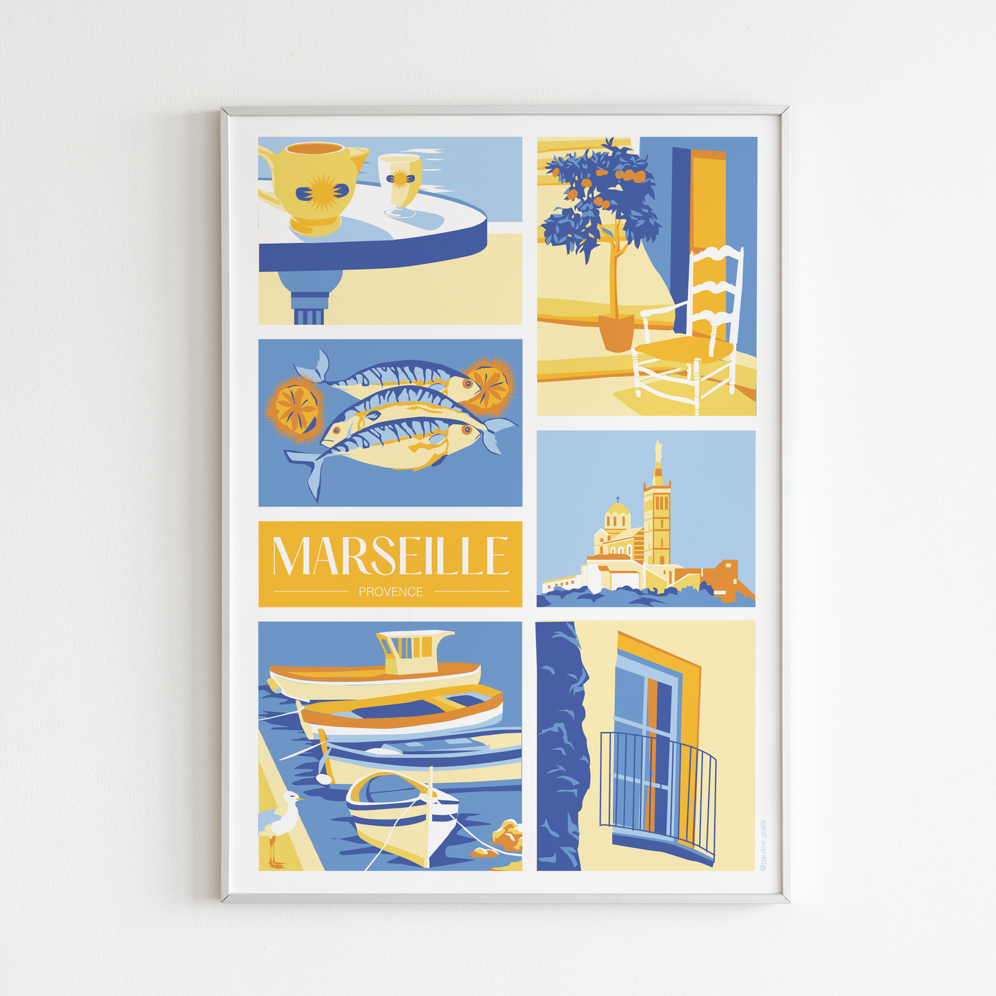 Affiche mix Marseille